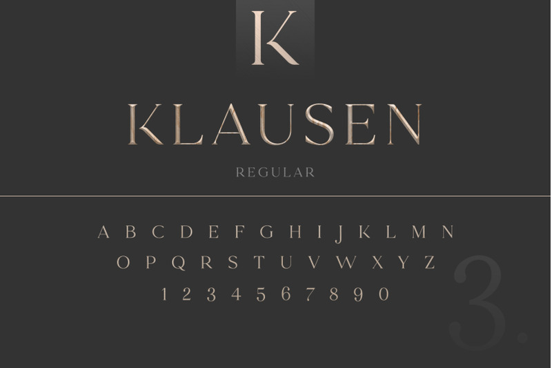 klausen-stylish-all-caps-serif