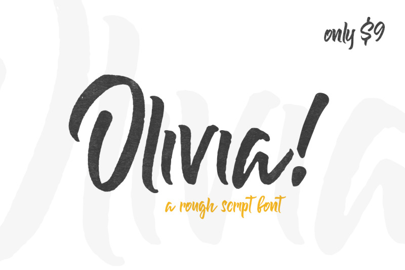 olivia-rough-font