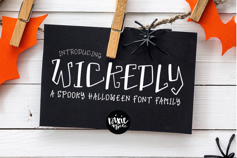 halloween-font-bundle-hand-lettered-4-otf-fonts