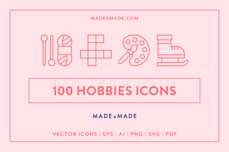 line-icons-hobbies