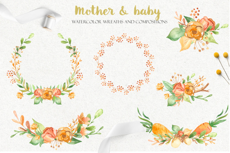 mother-and-baby-animals-watercolor-clipart
