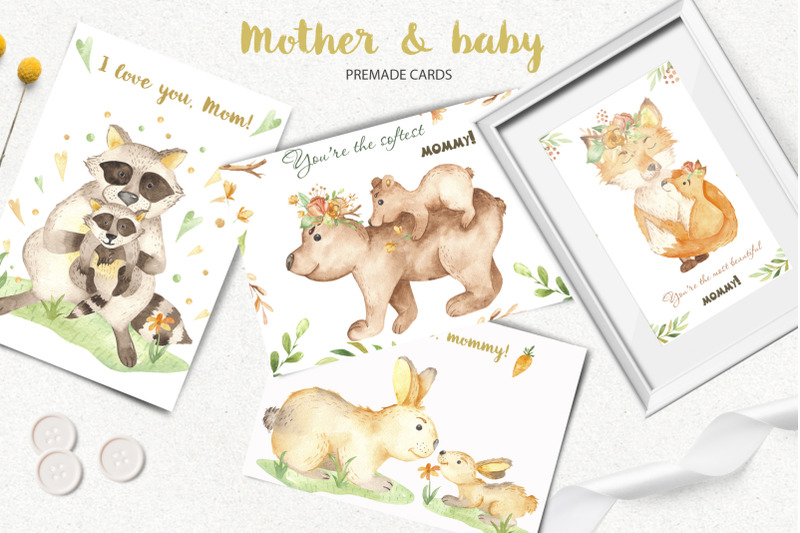 mother-and-baby-animals-watercolor-clipart
