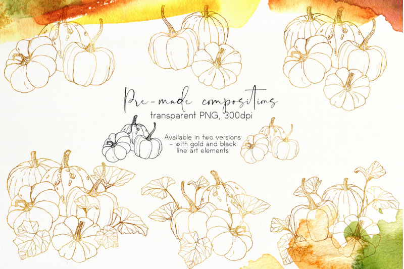 pumpkins-watercolor-bundle