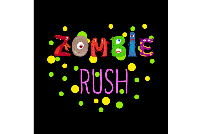 zombie-rush-cute-print-design