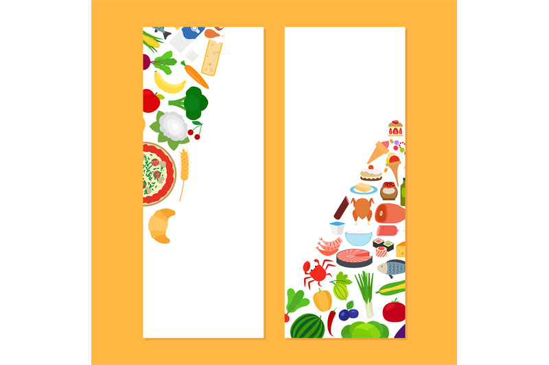 vertical-flyers-vith-food