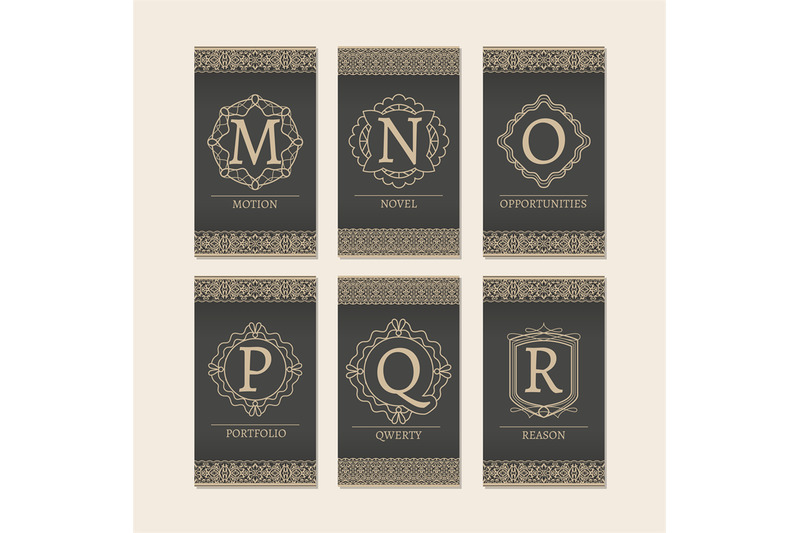 cards-set-with-monogram-letters-m-r