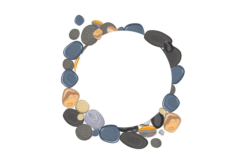 round-frame-with-realistic-river-stones