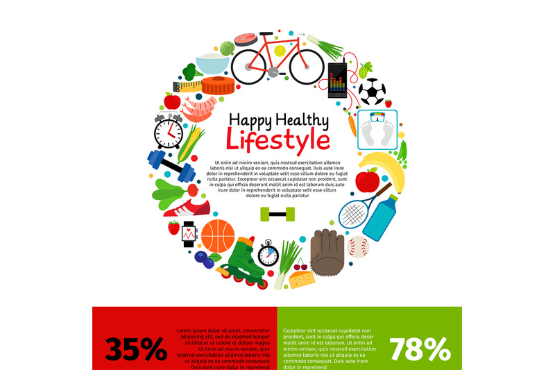 healthy-lifestyle-food-infographics