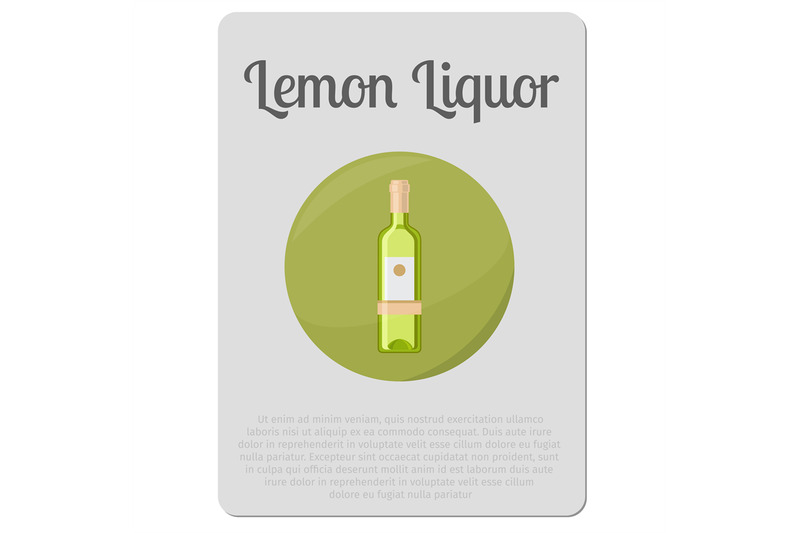 lemon-liquor-alcohol-sticker-with-bottle