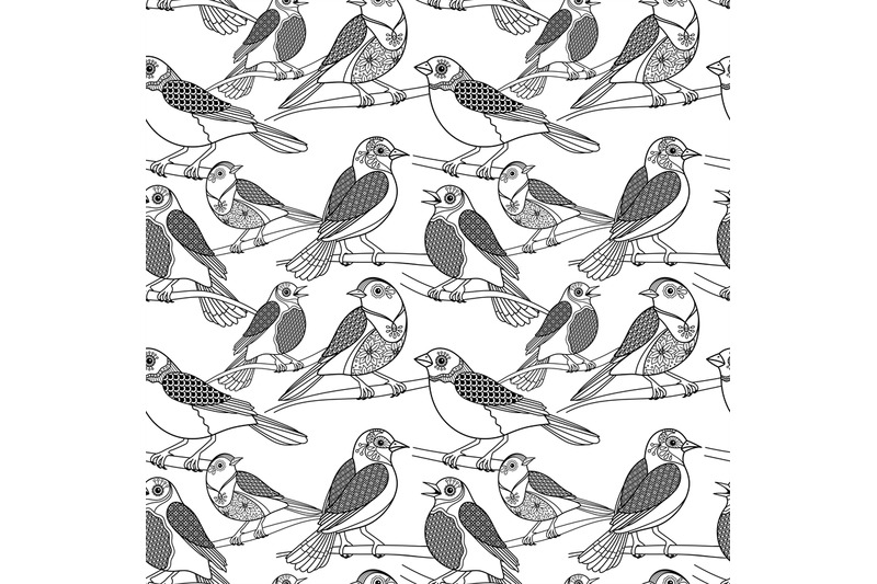 hand-drawn-birds-seamless-pattern