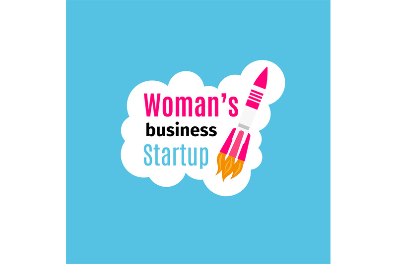 womans-business-startup-logo-design