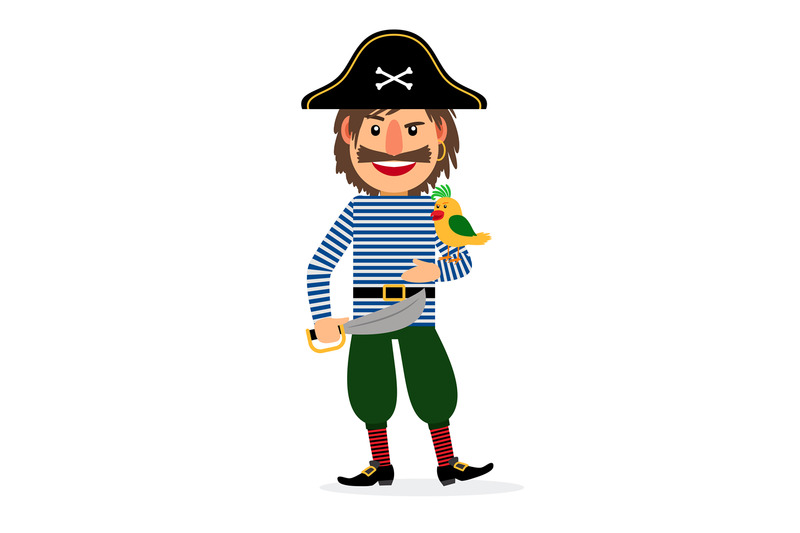 pirate-with-sword-and-parrot