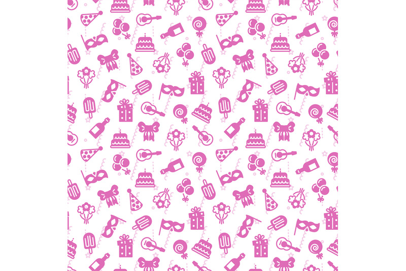 cute-pink-party-event-birthday-seamless-pattern-design