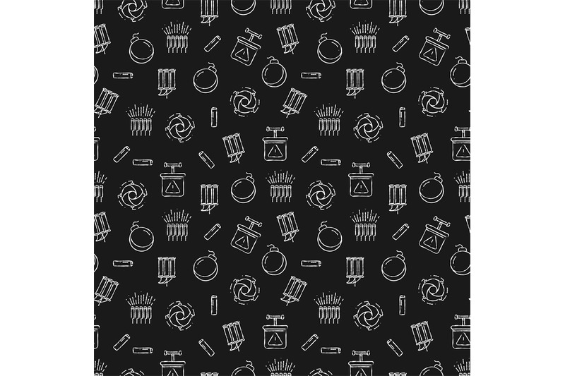 dynamits-and-pyrotechnics-seamless-pattern