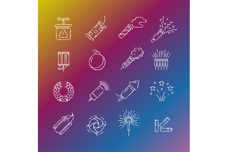fireworks-pyrotechnic-icons