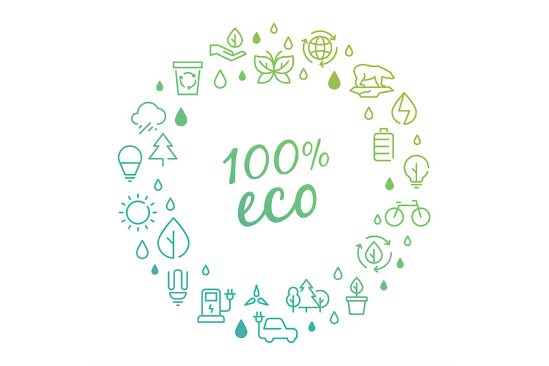 eco-products-logo-concept-with-line-icons