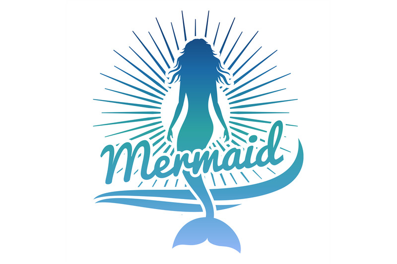 colorful-mermaid-silhouette-vector-logo-or-label-with-mermaid-and-sun