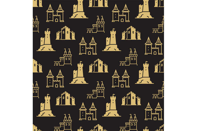 castles-fortress-bastions-seamless-pattern