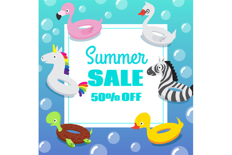 kids-swimming-pool-party-invitation-poster-with-inflatable-animal-rubb