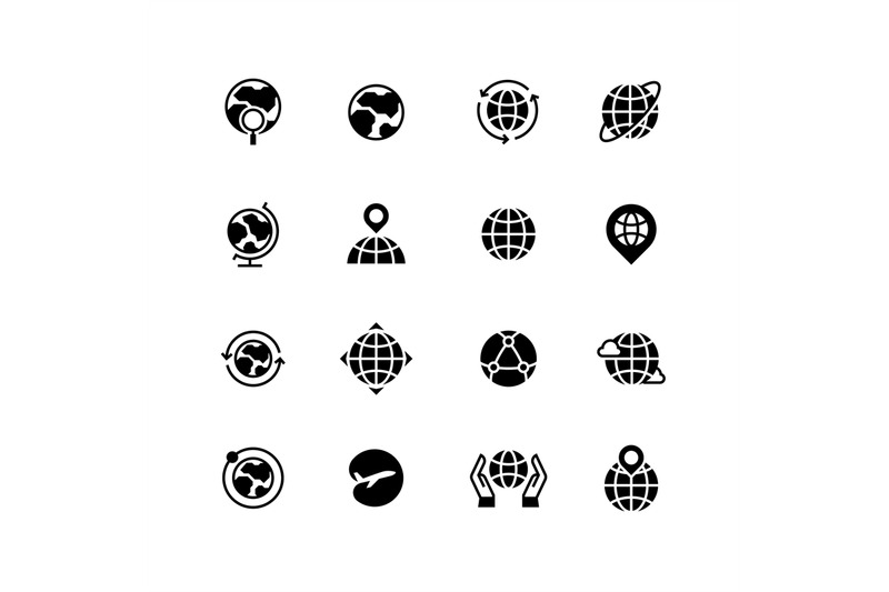 global-communication-globe-and-geography-icons-earth-planet-world-m