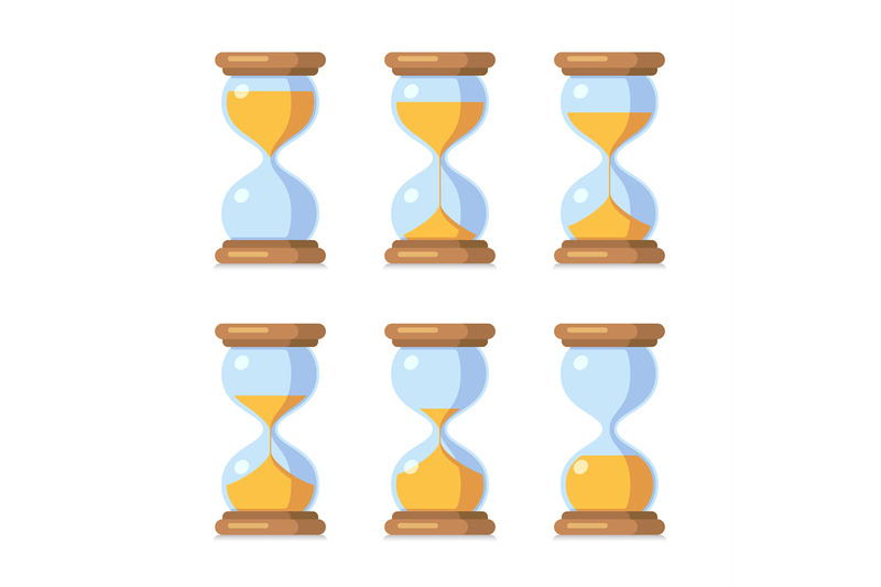 cartoon-hourglass-antique-sand-clock-sprite-sheet-animation-vector-s