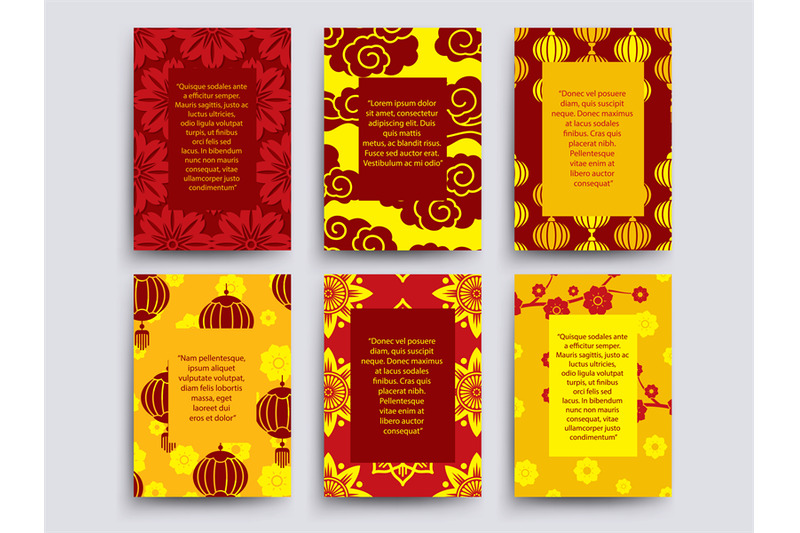 asian-style-cards-collection-chinese-japanese-korean-banners-design