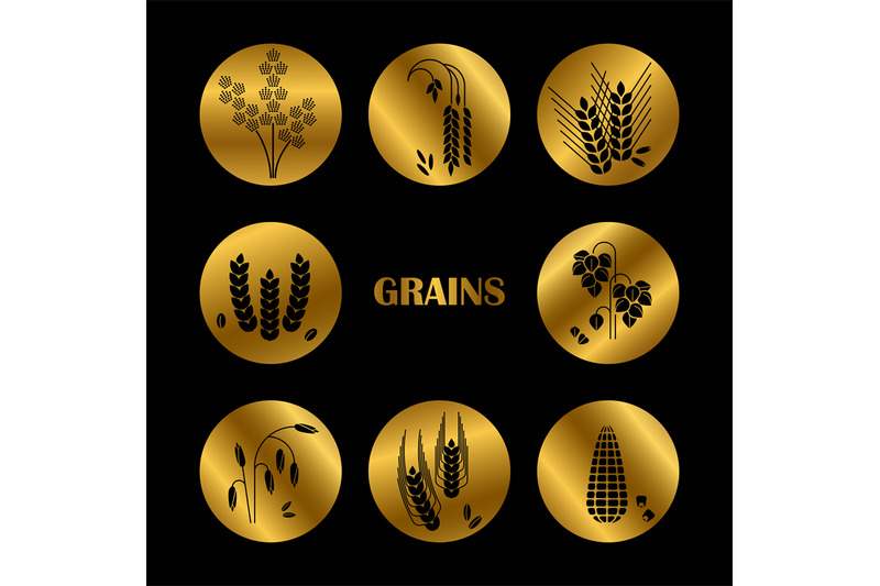 black-grains-silhouette-vector-cereals-icons-collection