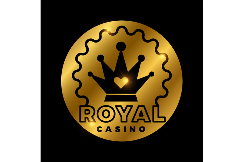 royal-casino-golden-vector-design