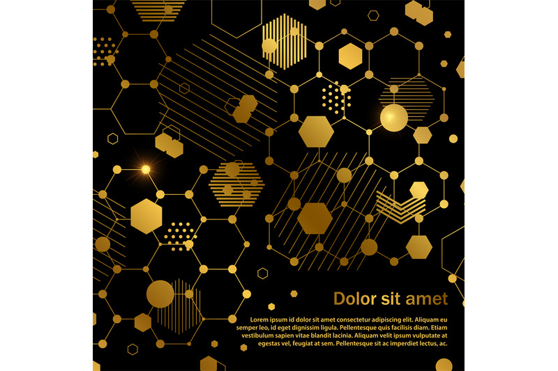 golden-honeycomb-abstract-geometric-background-template