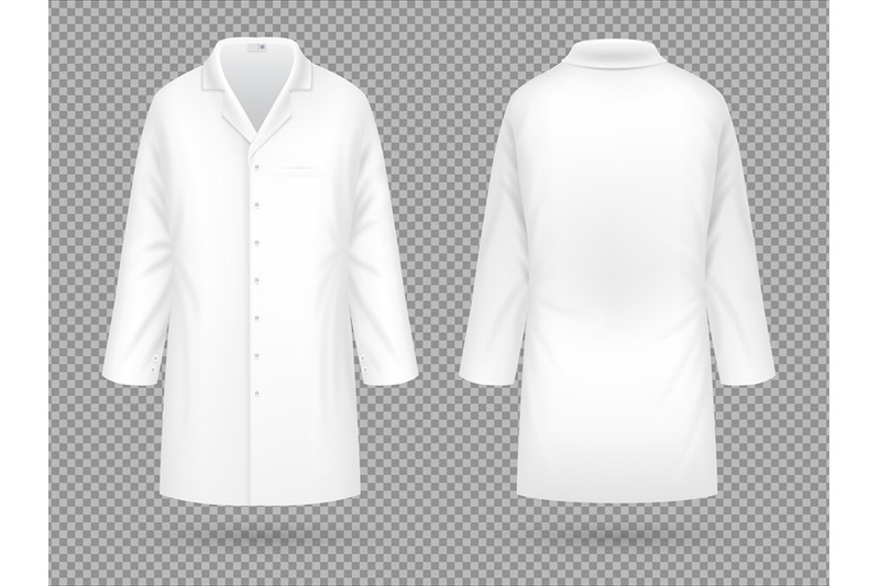 realistic-white-medical-lab-coat-hospital-professional-suit-vector-te