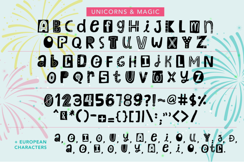 unicorns-amp-amp-magic-font