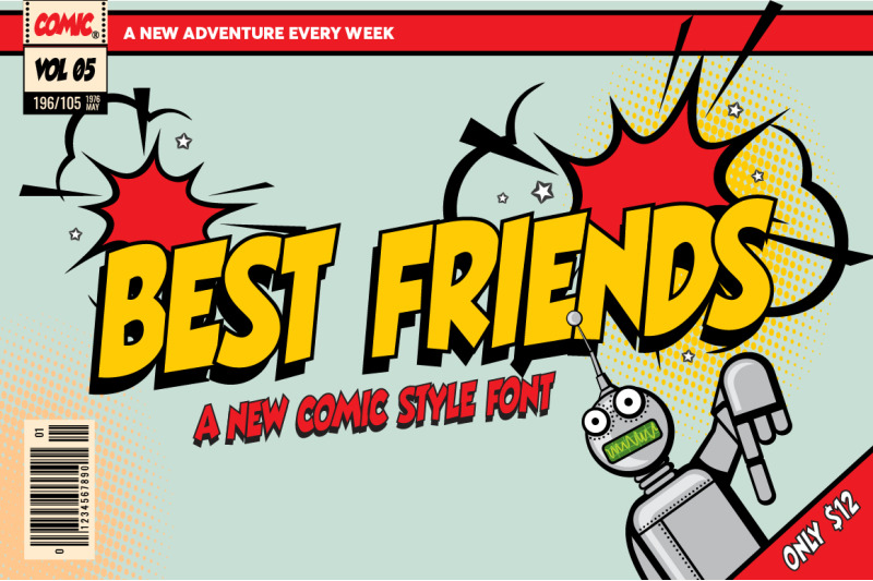best-friends-comic-font