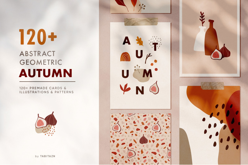 120-abstract-geometric-autumn-set