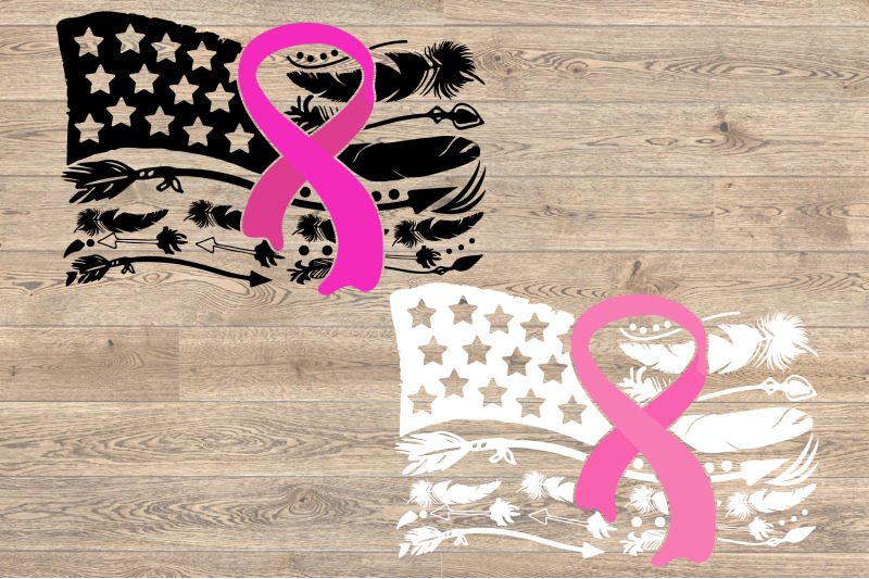 pink-ribbon-american-flag-with-feathers-svg-1506s