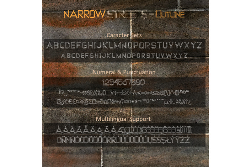 narrow-streets-a-display-font