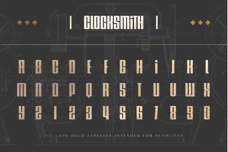 clocksmith-bold-display-font