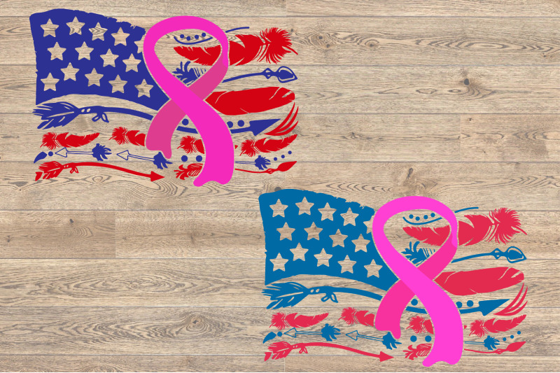 pink-ribbon-american-flag-with-feathers-svg-1507s