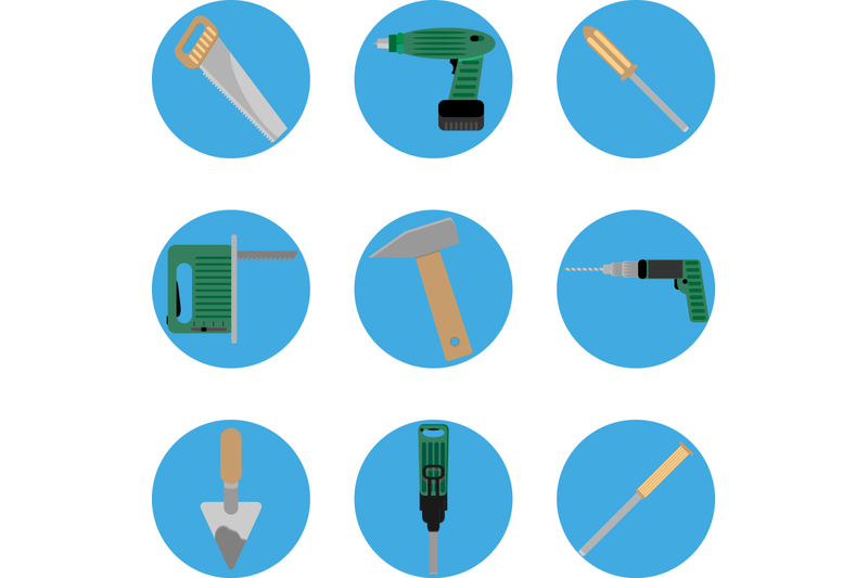 icon-construction-tools-set-illustration