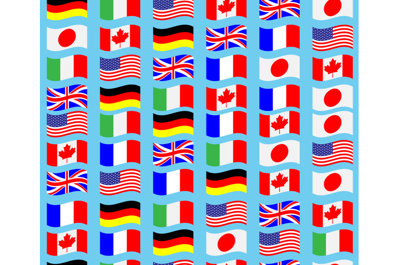 seamless-pattern-flag-g7-wave