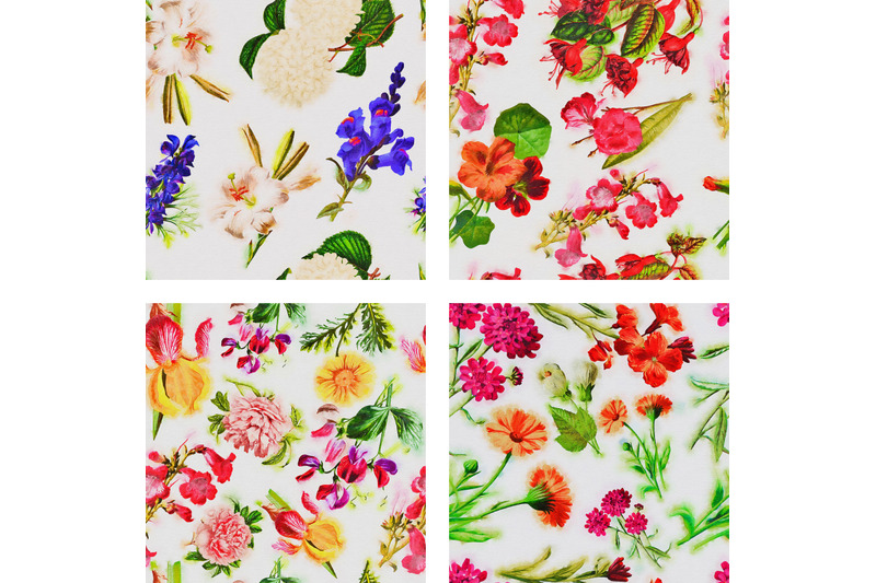watercolor-botanical-patterns