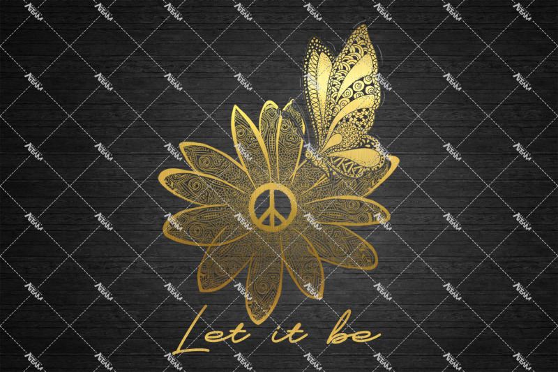 let-it-be-png-hippie-png-hippie-life-let-it-be-flower-butterfly