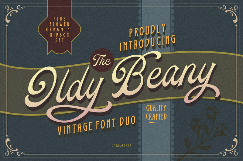 oldy-beany-font-duo-extras