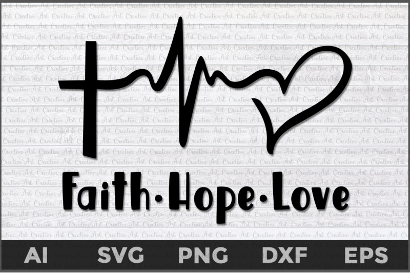 Free Free 347 Faith Hope Love Heart Svg Free SVG PNG EPS DXF File