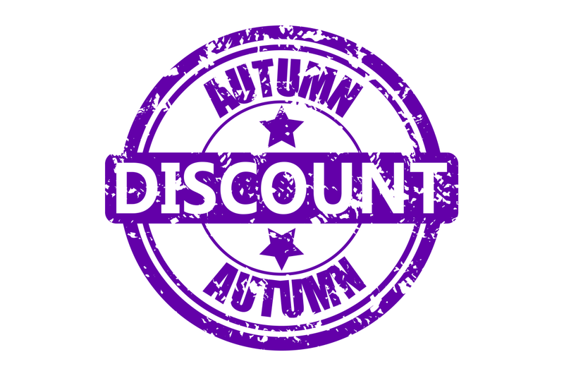 autumn-discount-rubber-stamp-isolata-on-white