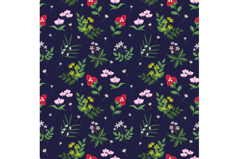 tropical-flowers-pattern