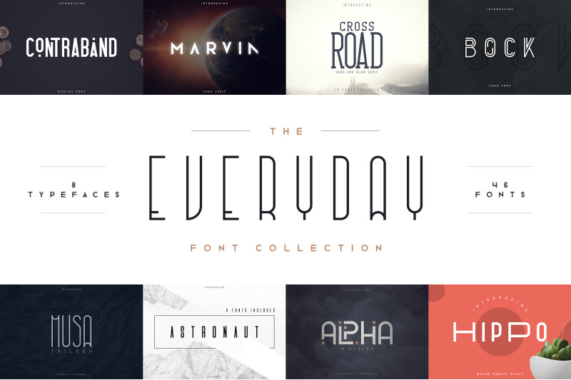 everyday-font-collection-8in1