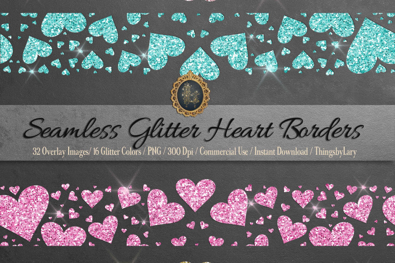32-seamless-tileable-glitter-heart-borders-overlay-images