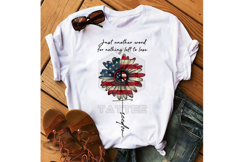 just-another-word-for-nothing-left-to-lose-freedom-hippie-t-shirt-in