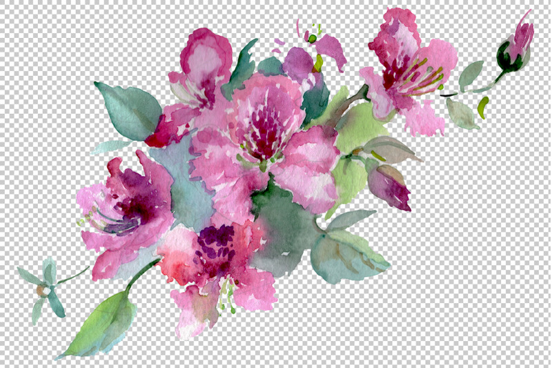 bouquet-of-flowers-moulin-rouge-watercolor-png