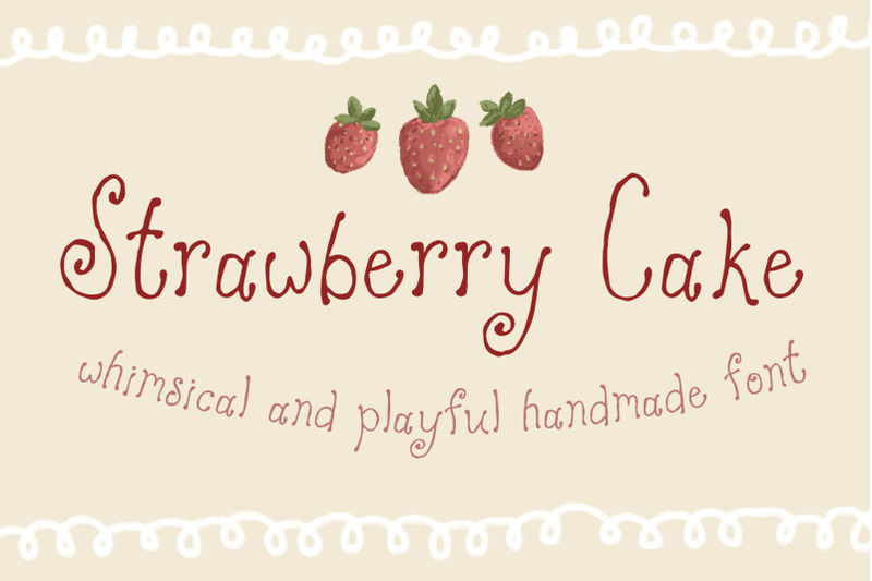 strawberry-cake-whimsical-font